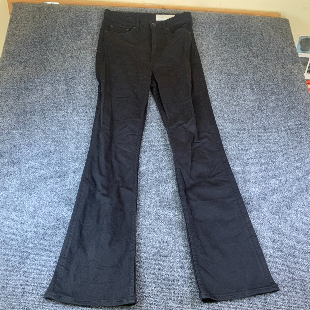 Rag & Bone Peyton Bootcut Jeans Womens 29 Black Good High Rise WDD24F2948N5PE